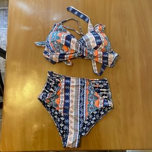 Bohemian-style bikini